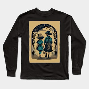 Ephemeral Embrace: A Dark Valentine’s Tale Long Sleeve T-Shirt